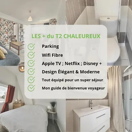 Apartment T3, Parking & Wi-fi, Cuisine Equipee *