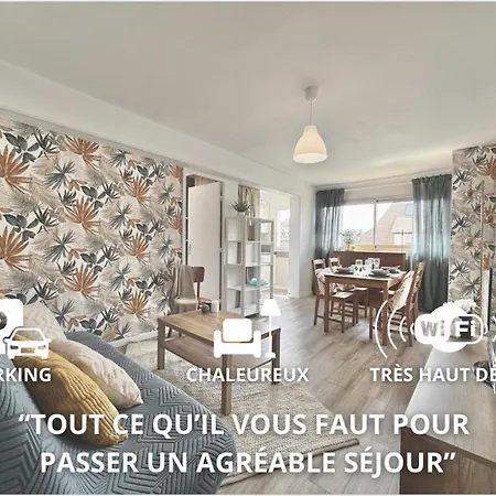 T3, Parking & Wi-fi, Cuisine Equipee Apartment Villers-sur-Mer